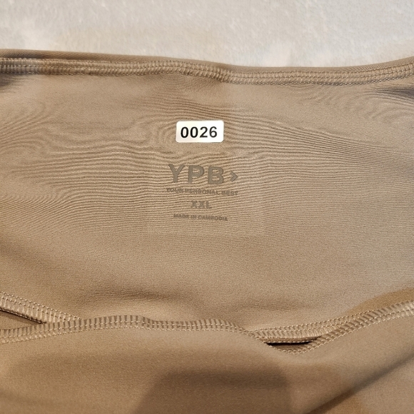 Abercrombie & Fitch YPB Womens Beige High-Waisted Leggings Size XXL  #394 - Picture 4 of 10
